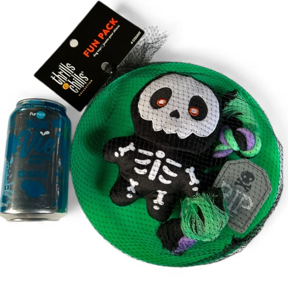 Halloween gothic dog toys Chills & Thrills NEW